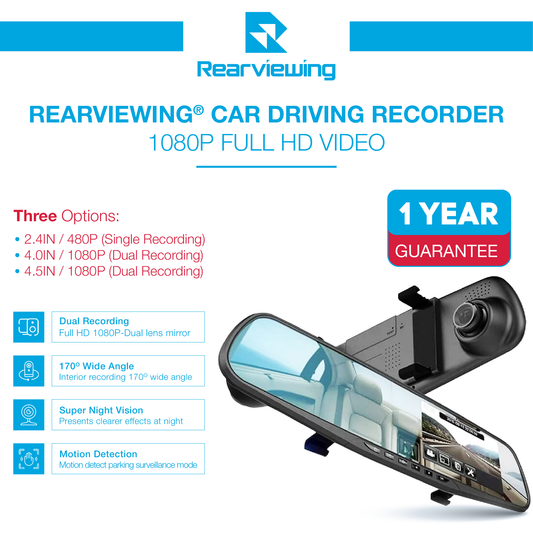 RRV®  Rearviewing Car Recorder Mirror